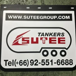 3D Molded Custom Mud Flaps for Semi-Trucks (Raised Letters and Logos)