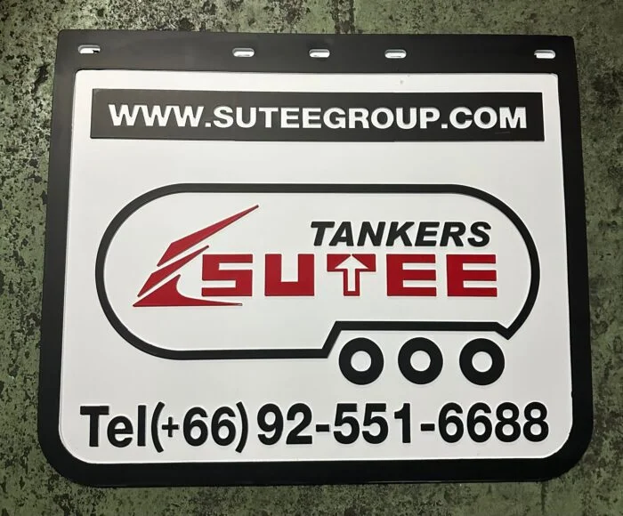 3D Molded Custom Mud Flaps for Semi-Trucks (Raised Letters and Logos)